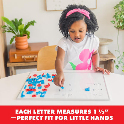 Educational Insights Color-Coded Lowercase AlphaMagnets - ABC Magnets for Kids Ages 3-5, Toddler Alphabet Learning Toys, School Supplies, Preschool Classroom Essentials, Magnetic Letters for Fridge