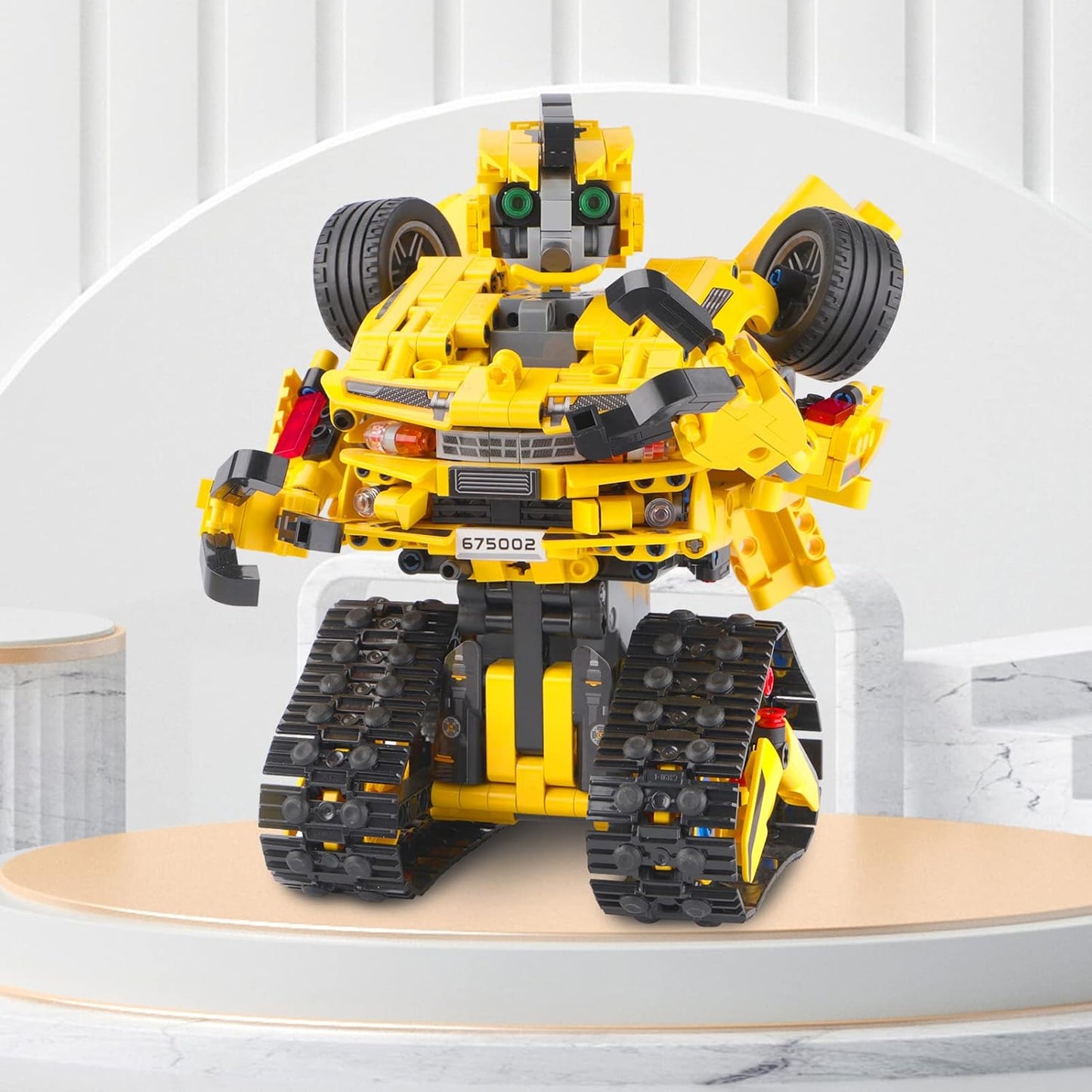 Sciencow 2-in-1 Build a Robot Kit, Remote & APP Controlled Robotic Building Blocks Toys STEM Projects for Kids Ages 8 9 10 11 12 13 14,Chirstmas Birthday Gift for Boys (RC Mars Rover)