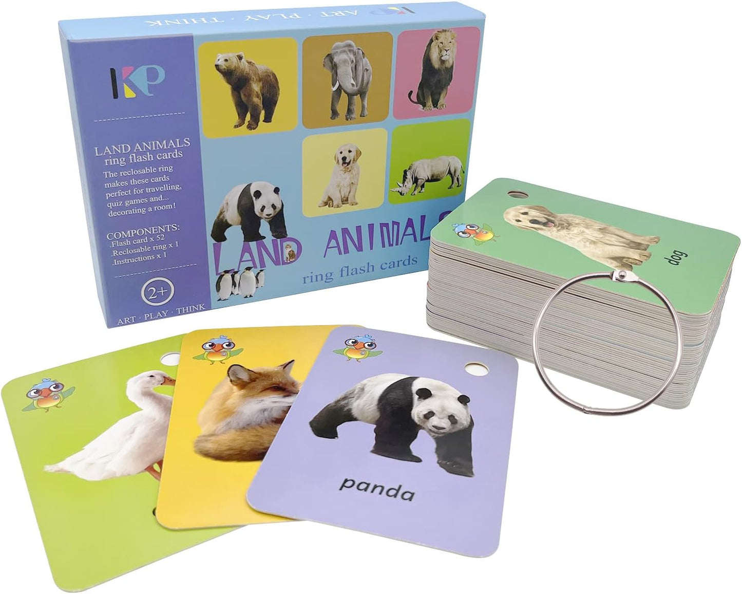 Toddler Number Flash Cards,No.123 Sight Words with Pictures Preschool Kids Flash Cards 28 Pcs with Ring(Number)