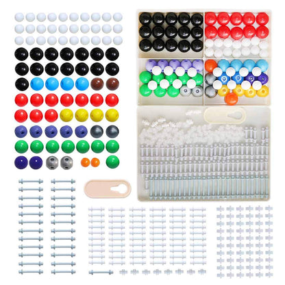 LINKTOR Chemistry Molecular Model Kit (444 Pieces), Student or Teacher Set for Organic and Inorganic Chemistry Learning, Motivate Enthusiasm for Learning and Raising Space Imagination, A Fullerene Set
