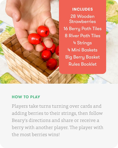 SimplyFun Uncle Beary’s Bedtime - an Engaging and Educational Toddler Game - Learn to Develop Counting Skills, Focus and Self Control - 2 to 4 Players, for Kids Ages 3 & Up