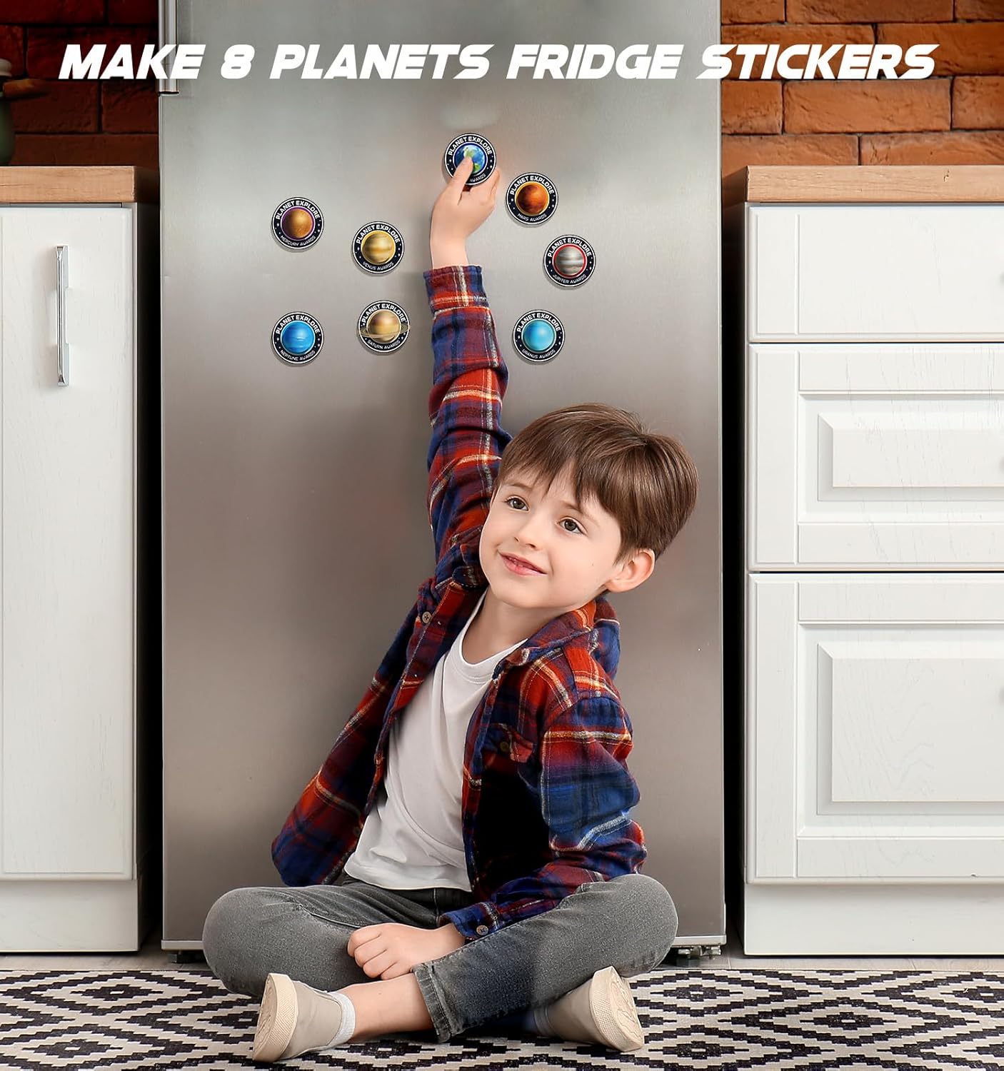 EDUMAN Gemstone Dig Kit - Dig It Up 40 Real Gems & Crystals with Mining Kit Tools, Solar System Eight Planets Toys for Kids Age 6+, STEM Science Educational Toys, Space Toys Ideal Gift for Boys Girls