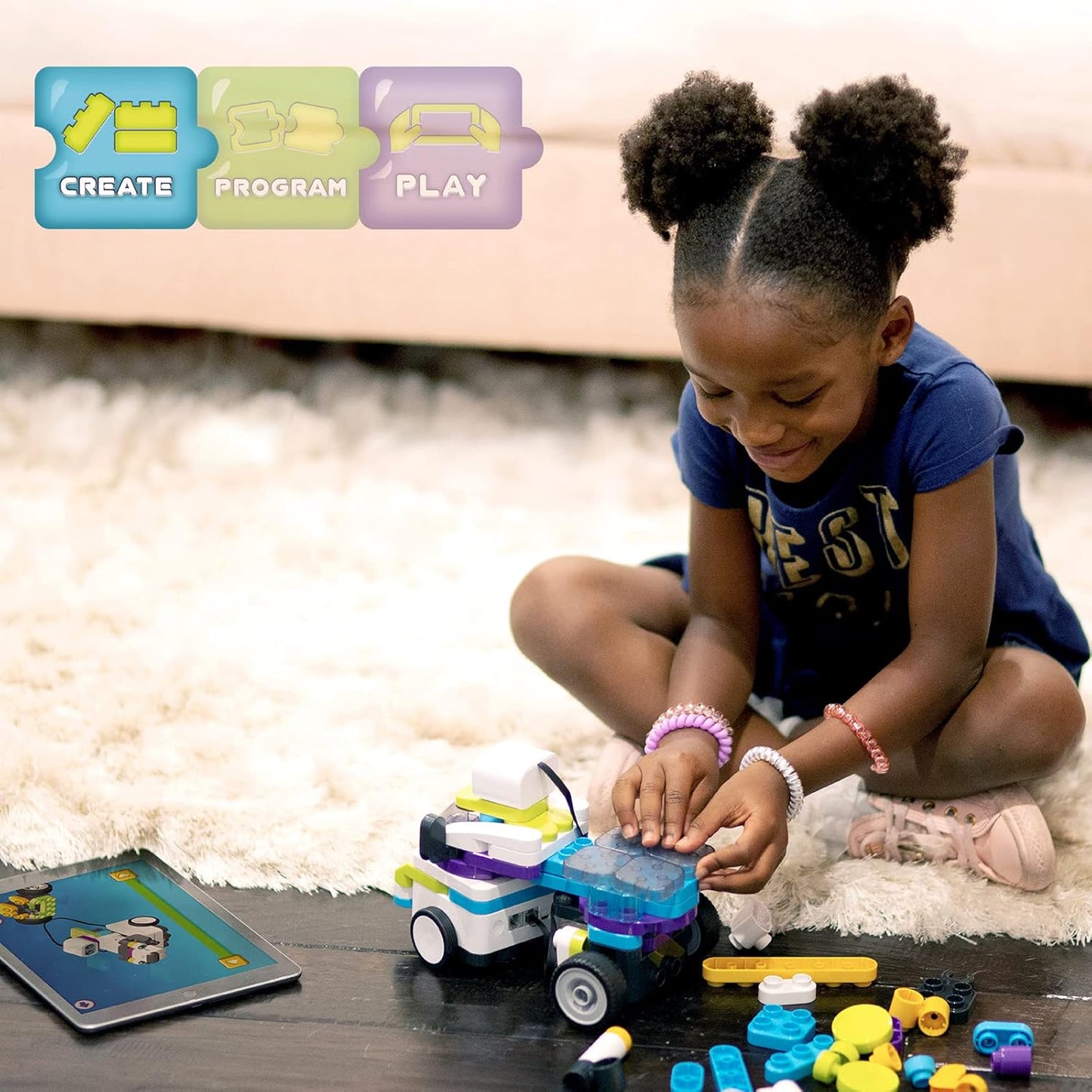 BOTZEES Classic Plus Coding Robots for Kids, Remote Control Robot, 8 in 1 AR STEM Toys for 4+ Years Old Kids (APP Based, iOS, Android and Kindle Fire Compatible)