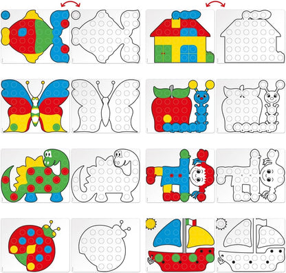 Quercetti Fantacolor Junior Mosaic Pegboard Set