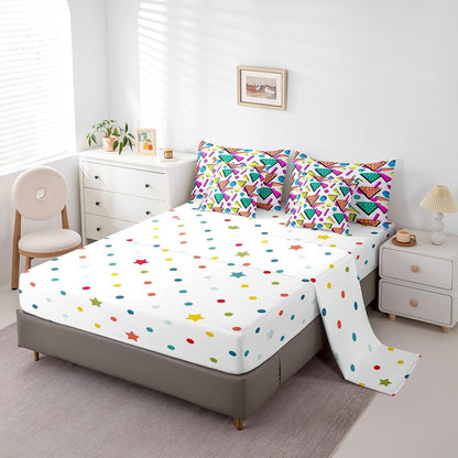 Erosebridal Chemical Equation Bed in a Bag Queen Comforter Set 7 Piece,Chemistry Bedding Sets Science Students Learning Gift Sheet Set with Comforter,Molecular Formula Education Bed Set - Colors A