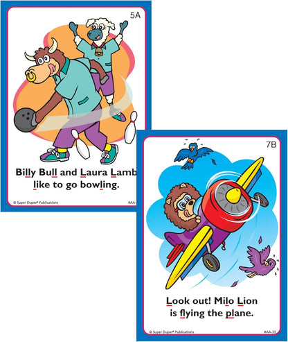 Super Duper Publications | Say and Do® Action Articulation L Sounds Fun Deck | Vocabulary and Language Development Flash Cards | Educational Learning Materials for Children
