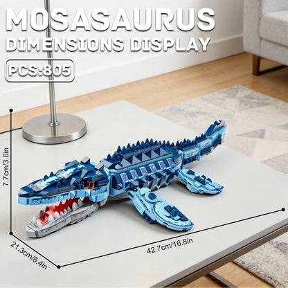 Mechanical Seahorse Building Set Steampunk Ocean Animal Model Kit Articulated Sea Creature Construction Toy Gift for Marine Life Enthusiasts for Adults Teens 1003 Pieces