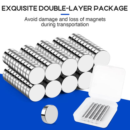 320Pcs Small Neodymium Magnets, 6x2mm Small Rare Earth Magnet Mini Magnets for Whiteboard, Office, School, STEM Measurement Kit, 3D Printing,Science Experiments