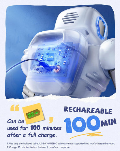 Ruko 1088 Large Robot Toys for Boys, STEM Programmable Remote Control Robot, Electronics Educational Birthday for Kids 4 5 6 7 8 Year Old, Green
