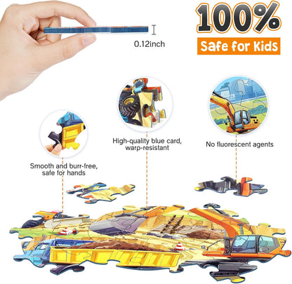 DIGOBAY Underwater Ocean Floor Puzzle for Kids Ages 4-6, Shark Toys for Boys Girls, 70 Pieces Large Jigsaw Shark Puzzles for Kids Ages 3-8, Educational Ocean Animals Toys for Birthday Christmas