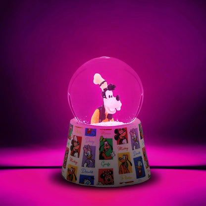 Silver Buffalo Disney Mickey and Friends Mini Light Up Snow Globe│Minnie Mouse│3.8 Inches Tall, 45mm (Small) - Colors A