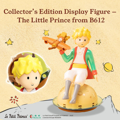 PANTASY The Little Prince – Starry Journey Building Set, Vintage Mechanical Pocket Watch-Inspired Model with Gears, Telescope & Golden Rose, Collectible Display Toy with Exclusive Prince Figure