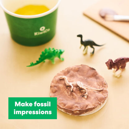 KiwiCo Dinosaur Fossil Dig Kit, STEM Paleontology Science Set for Kids Ages 6+, Excavate and Build Skeleton, Facts Poster