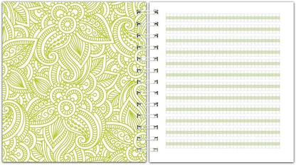 Channie’s Handwriting Improvement Spiral Notebook, Stylish Visual Writing & Printing Aid for Elementary School Students and Special Needs Kids & Teens, 120 Pages, Thick Paper, Size 10.5" x 9.5"