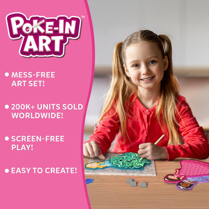 Skillmatics Poke-in Art - Magical Unicorn Dream Decor, Mess-Free Fun for Kids, DIY Wood Craft Kits, Screen-Free Activity, Gifts for Ages 4, 5, 6, 7, 8, 9