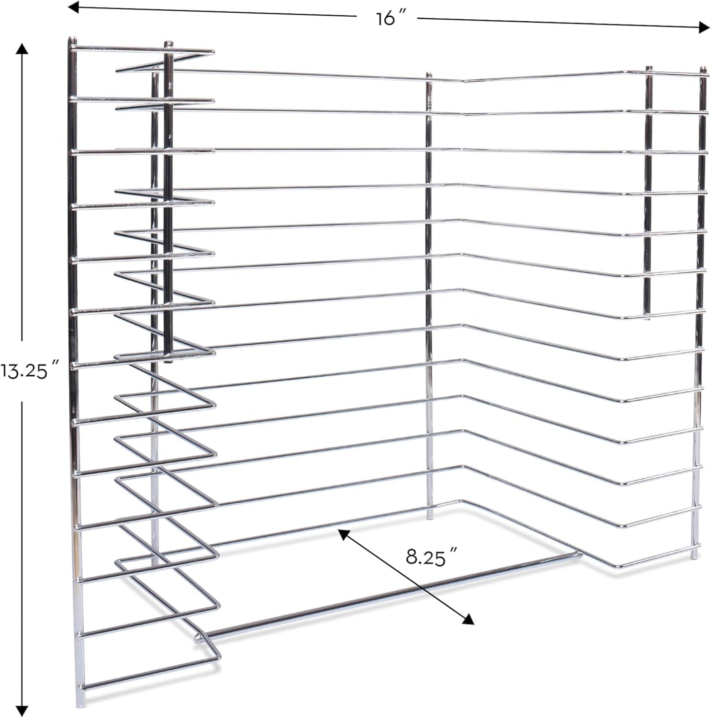 Melissa & Doug Puzzle Storage Rack - Wire Rack Holds 12 Puzzles