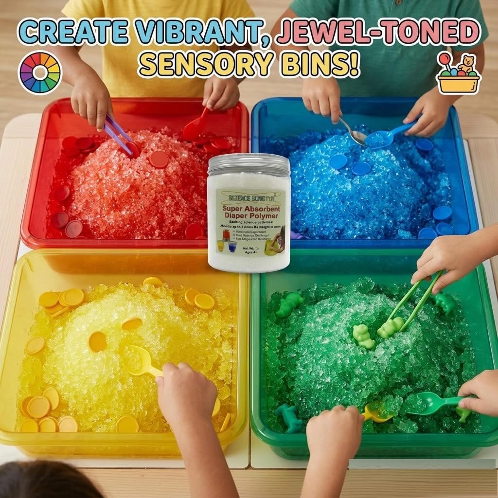 1 Pound Super Absorbent Diaper Polymer_Science Educational Products (Tm)