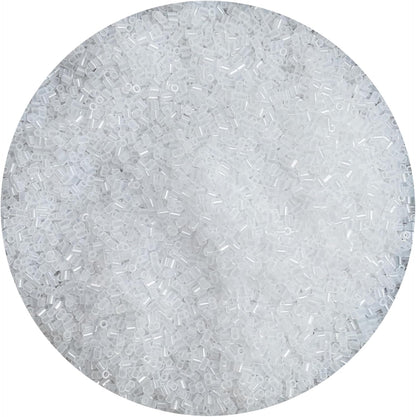 OEEKOI 5500Pcs Fuse Beads - 5mm Bulk Melting Beads for Crafts, Ideal for Christmas Birthday Gifts,Clear