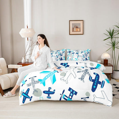 Erosebridal Chemistry Comforter Set with Sheets Full Size Periodic Table of Elements Bed in A Bag 7 Piece Science Chemistry Lovers Bedding Set for Kids Boys Children Bedroom Modern Black Bed Sets