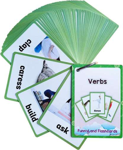 Lilias Body Parts Flash Cards, Toddler & Preschool Learning Toys, Kindergarten Learning Supplies, 4.3 x 3.14 Inch, 34 Cards