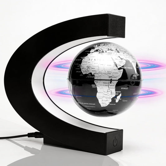 Magnetic Levitation Floating Rotating World globe for children With Colored Lamp And Touch Switch For Men Boss Cool home/Office Decor unique Gifts Or Kids Desk Tech accessories Gadget teenage Toys