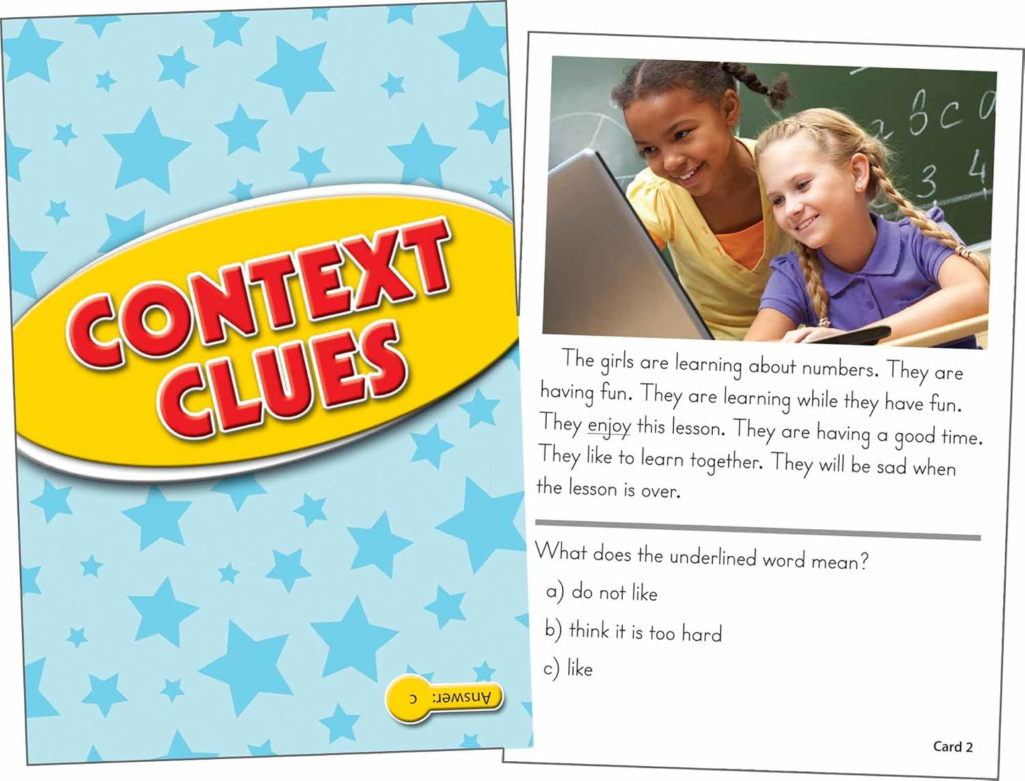 Edupress Reading Comprehension Practice Cards, Informational Text, Red Level (EP63437) Medium