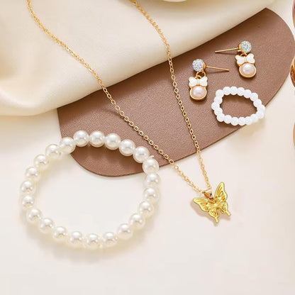 Hpebl 2136PCS Beads for Bracelets Pearl Bracelet Making Kit Friendship Bracelet Kits Bracelet Bead Kits Small Pearl Bead and Gold Beads Beading Kit for Bracelets Jewelry Making Kit