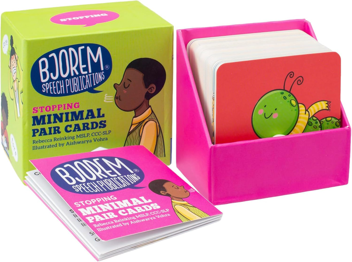 Bjorem Speech Minimal Pairs Stopping: Speech Therapy Cards for Children - Improve Articulation and Phonemic Awareness | Educational Materials | Speech Materials