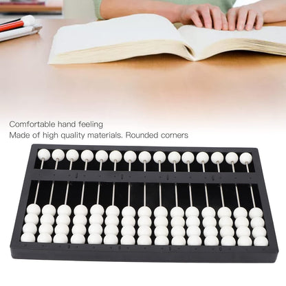 The Blind Abacus, Professional Mathematic Concepts Blind Abacus Learning Tool Braille Slate Braille Writing Slate Plastic Kit Number Board Braille Stickers Raised Tactile Dots for Blind