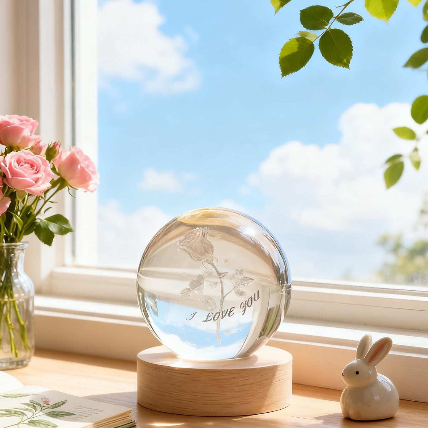 3D Solar System Crystal Ball, 2.4in Universe Gifts Decorative Quartz Glass Ball, Space Laser Engraved Model Astronomy Decor, Physics Display Sculpture Home Decor Crafts for Friends Mom Women Boys