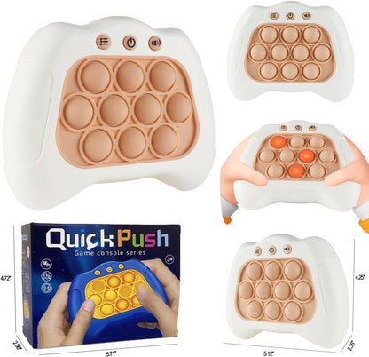 Intoypad Pop The Target! Handheld Speed Push Game Machine: A Fun Multiplayer Game for Family. Sensory Fidget Toy Christmas Toys Gifts for 6 7 8 9 10 11 12 Years Old Kids Road Trip Car Games Light Blue