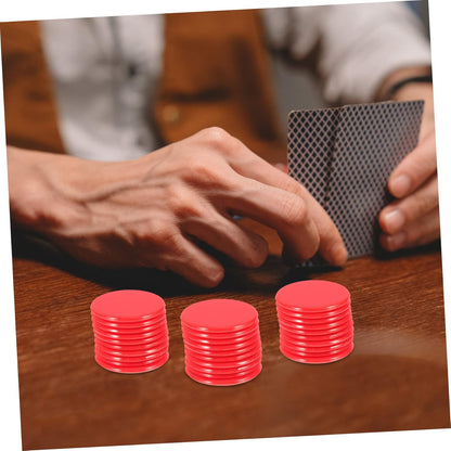 BESPORTBLE Solid Color Bingo Chips Game Counters for Math Teaching Board Games Bingo Accessories