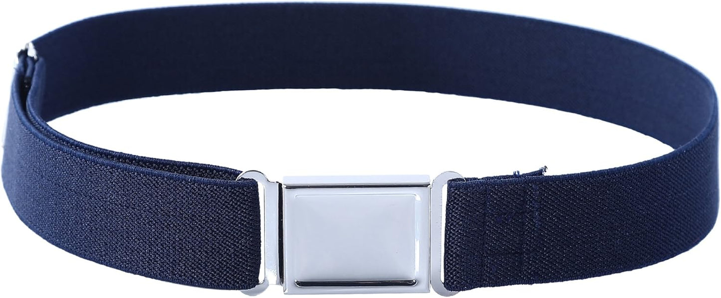 AWAYTR 3 PCS Kids Adjustable Magnetic Belts - Easy to Use Magnetic Buckle Belt for Boys and Girls