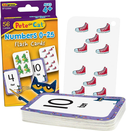 Pete The Cat® Numbers 0–25 Flash Cards (EP62066)