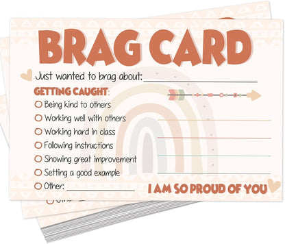 LOVEDMORE Video Game Theme Positive Brag Card, Teacher Mail for Elementary Classroom Must Have Rewards to Students, Elementary Teacher Supplies