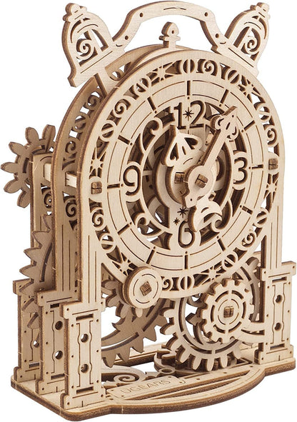 UGEARS Old Clock Tower 3D Wooden Puzzles for Adults - Wooden Model Kits for Adults Clock Kit for Do It Yourself Wood Building Kit for Adult Mechanical Puzzle Brain Teaser, Hobby Set