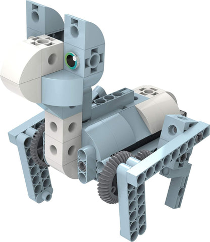 Thames & Kosmos Kids First Robot Pet Shop: Owls, French Bulldogs, Sloths & More! STEM Experiment Kit for Young Engineers | Build 8 Motorized Robots of Cute Animals | Play & Learn with Storybook Manual