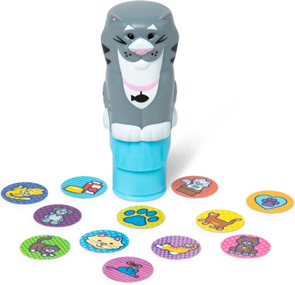 Melissa & Doug Sticker Wow!™ 24-Page Activity Pad and Sticker Stamper, 300 Stickers, Arts and Crafts Fidget Toy Collectible Character – Dog - for Kids Ages 3+ - FSC Certified