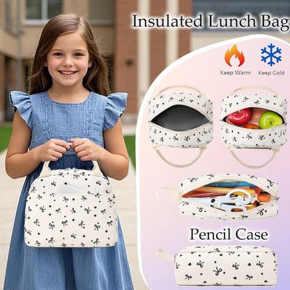Girls Backpack for Elementary Unicorn Backpack Kids Backpack School Bookbag for Girls 3 in 1 Set Back to School