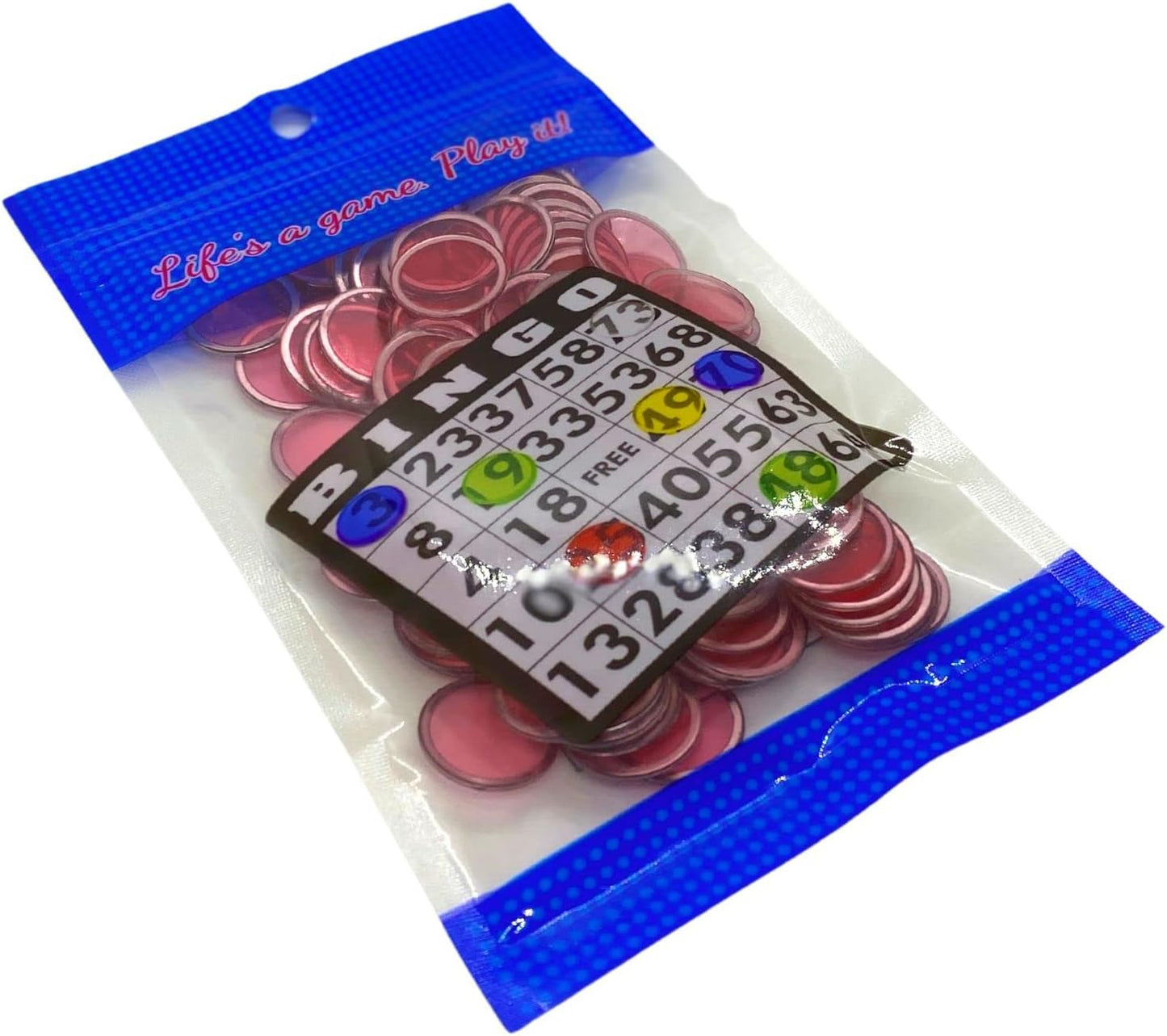 MR CHIPS Made in USA Upgraded Bingo Magnetic Wand & 200 Pieces ¾ Inch Red Plastic Chips with Metal Rings - Support American Jobs