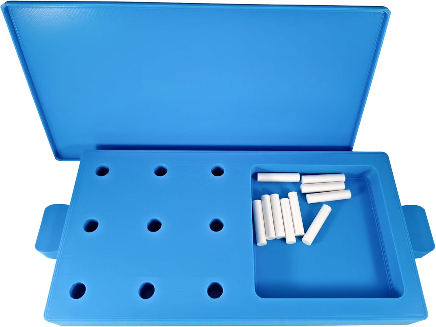 9 Pegs Board Sustainable Plastic Occupational Therapy Nine Hole Peg Test Kit (9HPT) for Improving Finger Dexterity, Skill Test