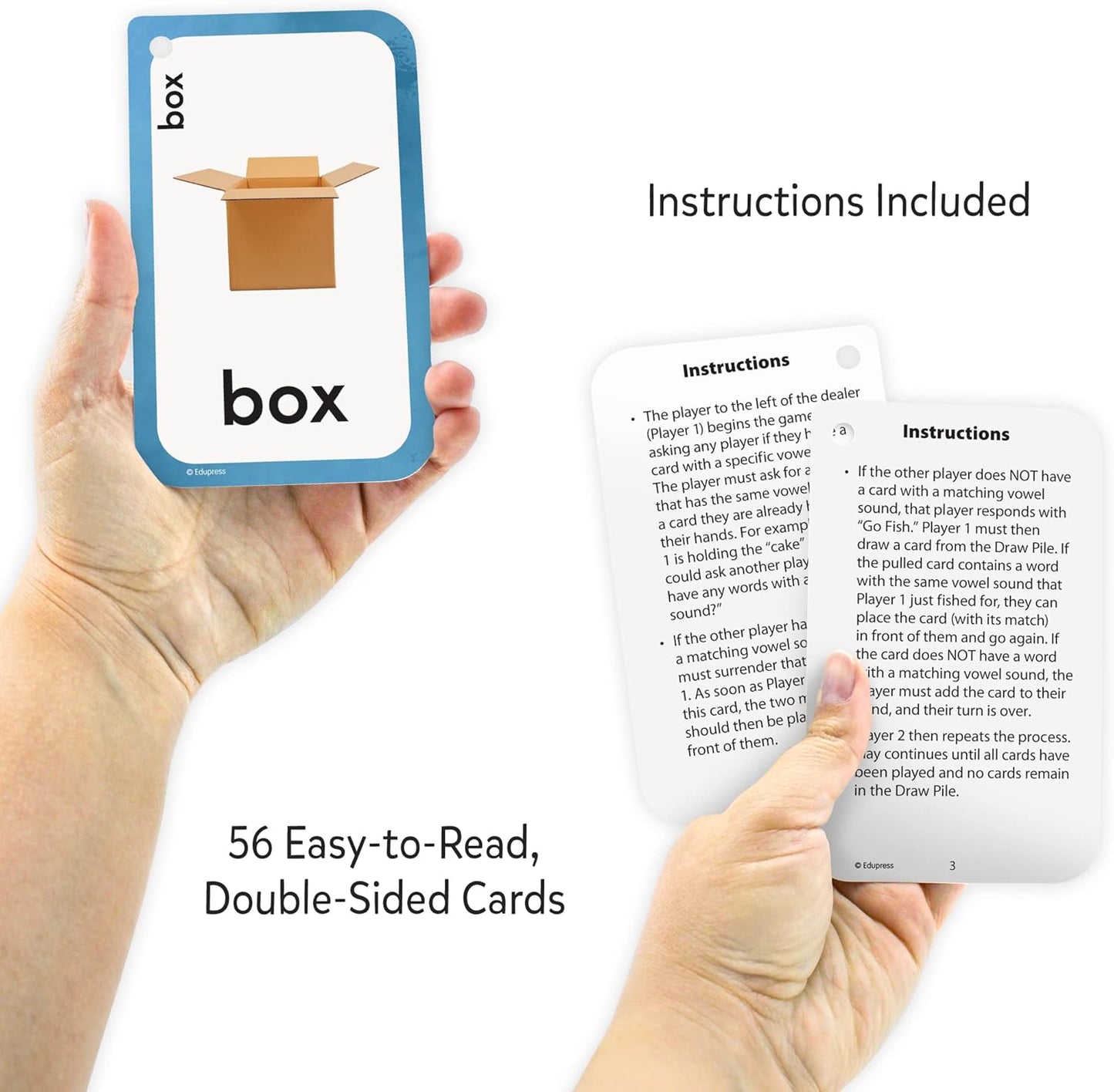 Go Fish Vowels Flash Cards (EP62049)