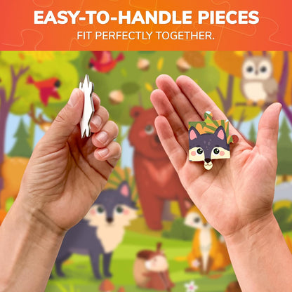 QUOKKA Puzzles for Kids Ages 3-5 - 30 Pieces Puzzles for Toddlers 2-4 - Sea World Learning Jigsaw Puzzles for Kids 4-6 Years Old - Educational Toys for Boy and Girl