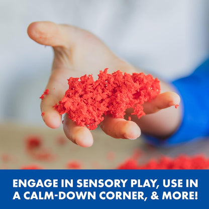 Educational Insights Pluffle(R) Sand 2-Pack - Sensory Bin Foam Set, No Mess Alternative to Sand Toys & Slime for Toddlers at Home or in the Classroom, Fun Sensory Table Filler, Gift for Kids Ages 3+