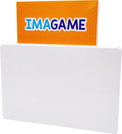IMAGAME Dry Erase Index Cards, 3” x 5”, 55pcs Laminated Cards, Both Sides Blank, Reusable Dry Erase Note Cards for School, Office, Home, to Do Lists, Multipurpose Index Card Sheets