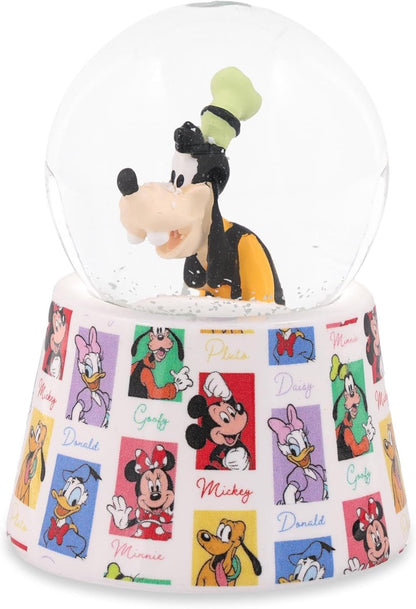 Silver Buffalo Disney Mickey and Friends Mini Light Up Snow Globe│Minnie Mouse│3.8 Inches Tall, 45mm (Small) - Colors A