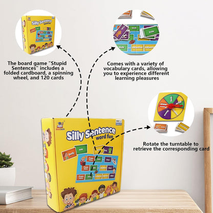Sentence Building for Kids Sight Words Games Grammar Sentence Building The Fidget Game Sight Words Speak and Spell Speech Therapy Materials