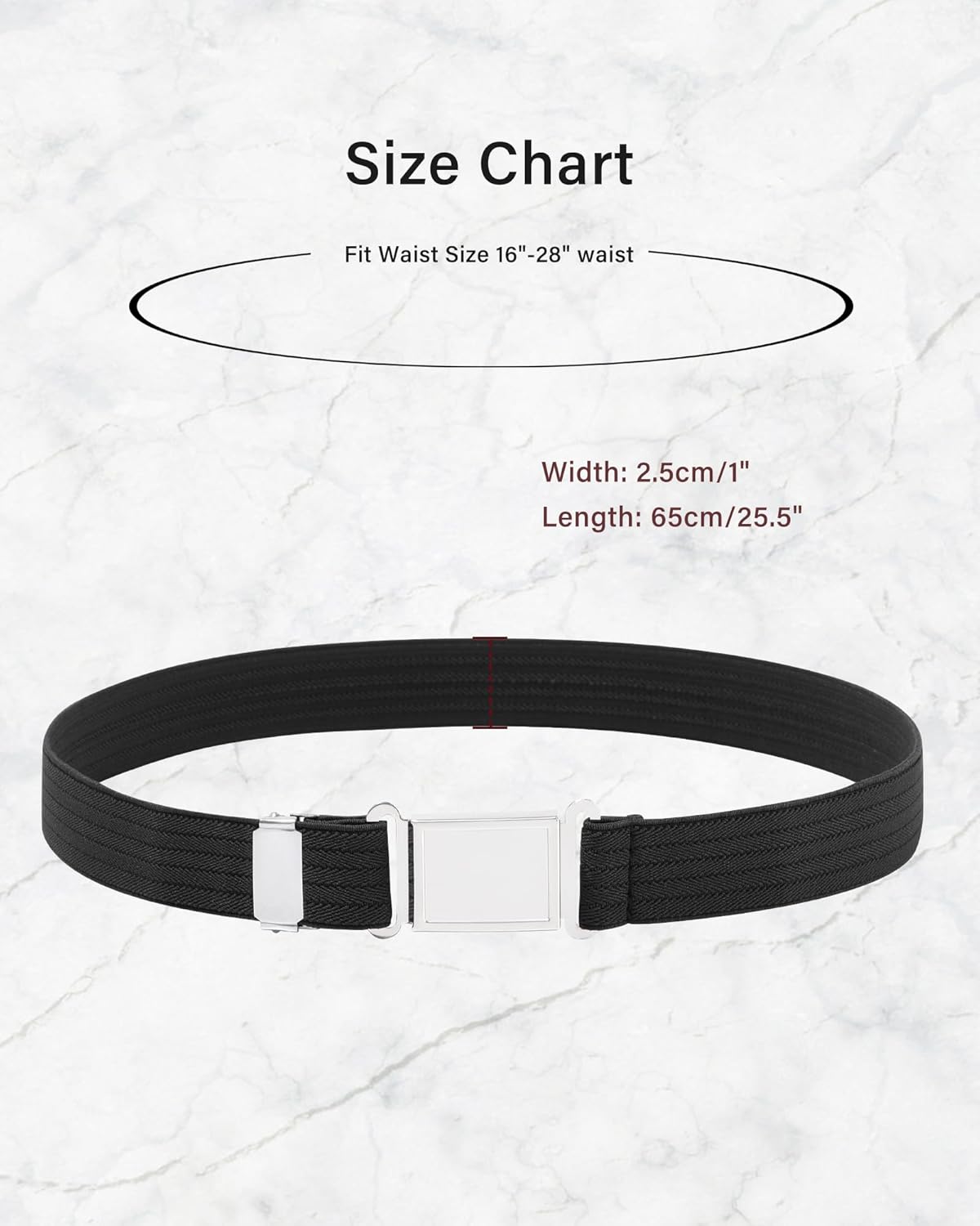 AWAYTR 3 PCS Kids Adjustable Magnetic Belts - Easy to Use Magnetic Buckle Belt for Boys and Girls