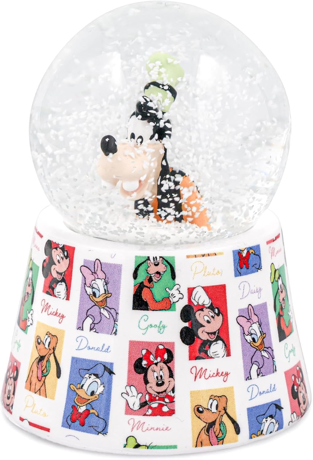 Silver Buffalo Disney Mickey and Friends Mini Light Up Snow Globe│Minnie Mouse│3.8 Inches Tall, 45mm (Small) - Colors A