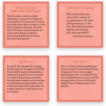 TableTopics Inspiring Women for Girls Question Card Game - 135 Conversation Starter Cards for Young Women to Use in School, with Family at Dinner Table, at Game Nights, & at Sleepovers